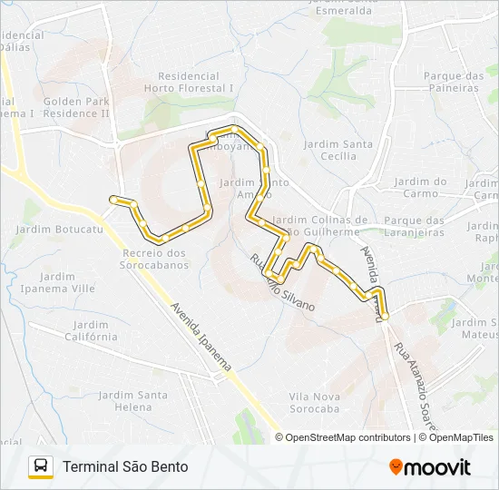 A59 MARIA EUGÊNIA Bus Line Map