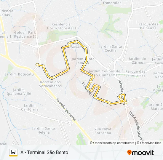 A59 MARIA EUGÊNIA Bus Line Map