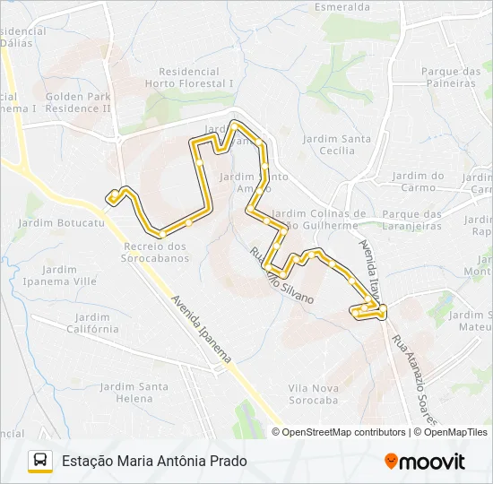 A59 MARIA EUGÊNIA Bus Line Map