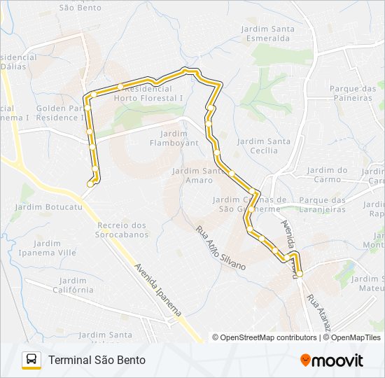 Como chegar até Habib's em Sorocaba de Ônibus?