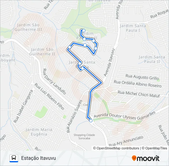 E130 SÃO CAMILO Bus Line Map