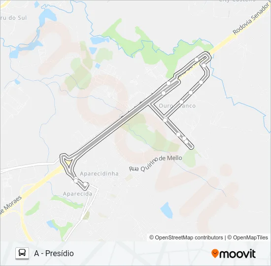 481 NIKKEY / PRESÍDIO Bus Line Map