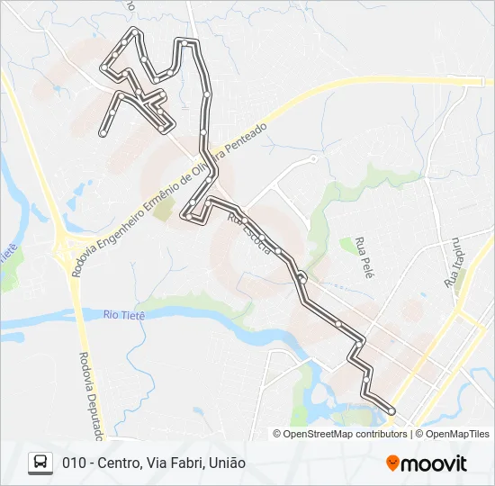 010 ICARAÍ Bus Line Map