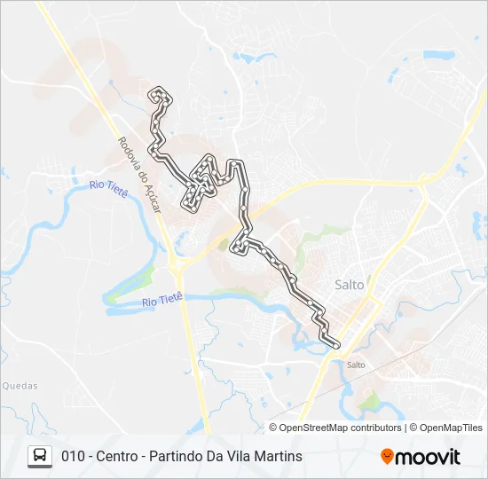 010 ICARAÍ Bus Line Map