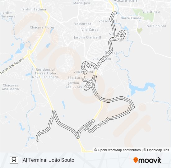 3101 SANTA HELENA / CAPOAVINHA bus Line Map