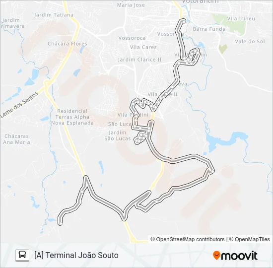 3101 SANTA HELENA / CAPOAVINHA Bus Line Map