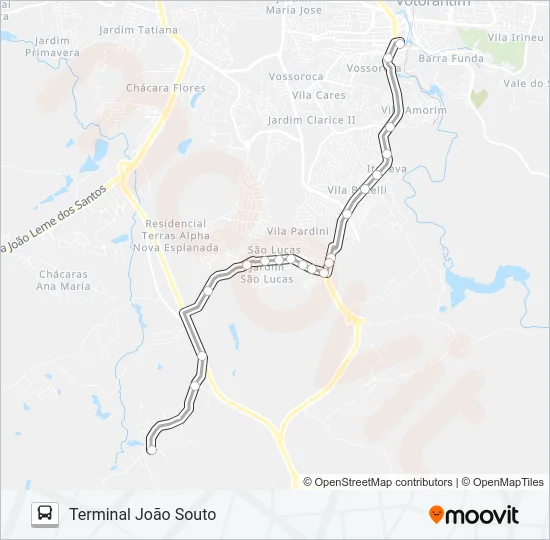 3101 SANTA HELENA / CAPOAVINHA Bus Line Map
