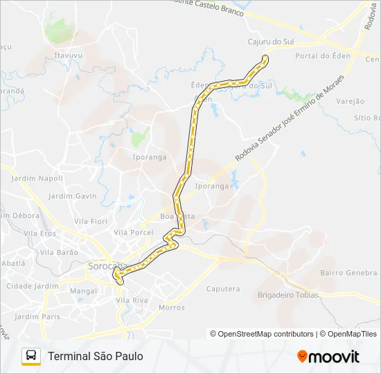 31 EXPRESSO CAJURU Bus Line Map
