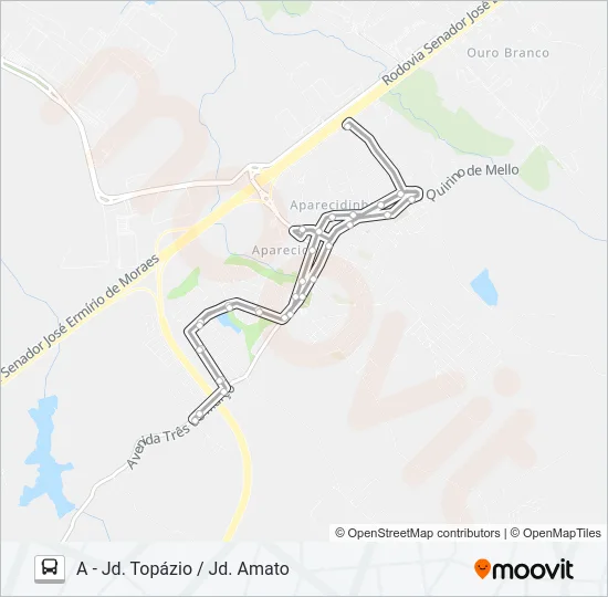 482 AMATO / MONTEIRO Bus Line Map