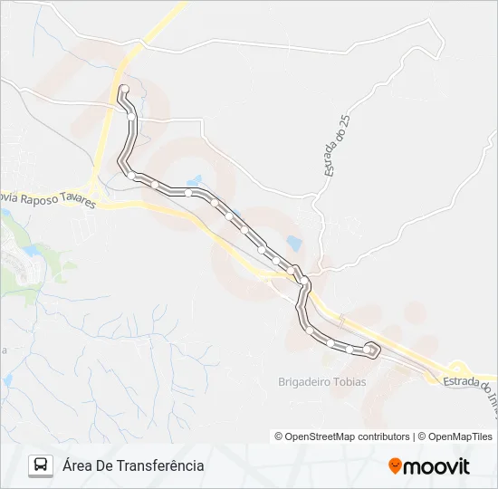320 TUPÃ / RUA MIGUEL ASCÊNCIO Bus Line Map