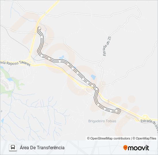 Mapa de 320 TUPÃ / RUA MIGUEL ASCÊNCIO de autobús