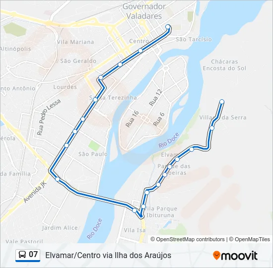 07 Bus Line Map