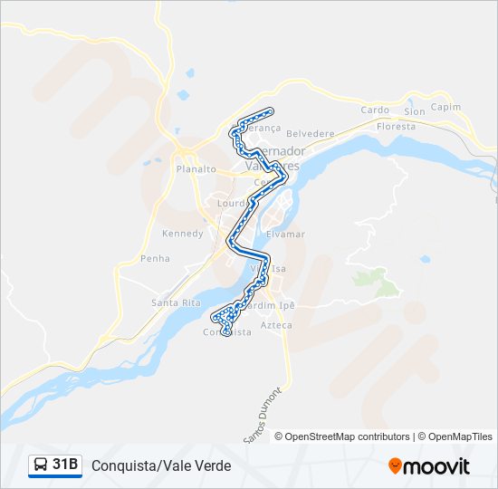 31B bus Line Map