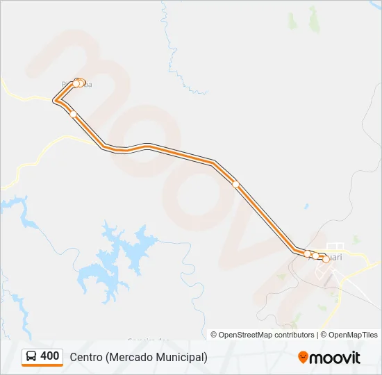 400 Bus Line Map