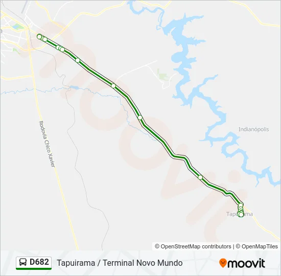 D682 Bus Line Map