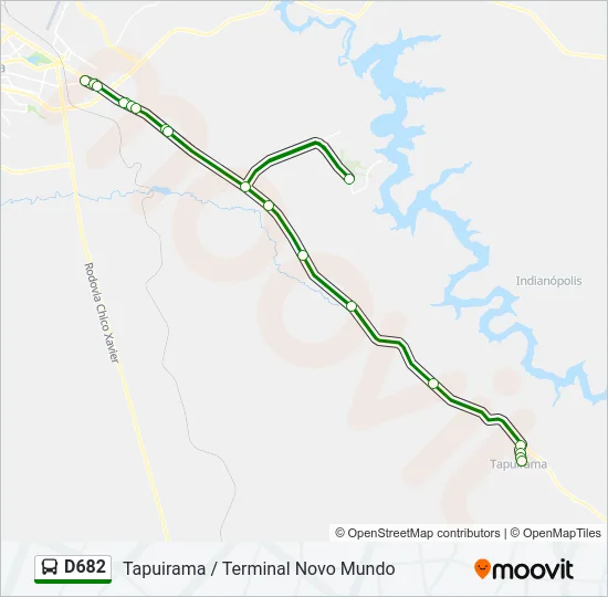 D682 Bus Line Map