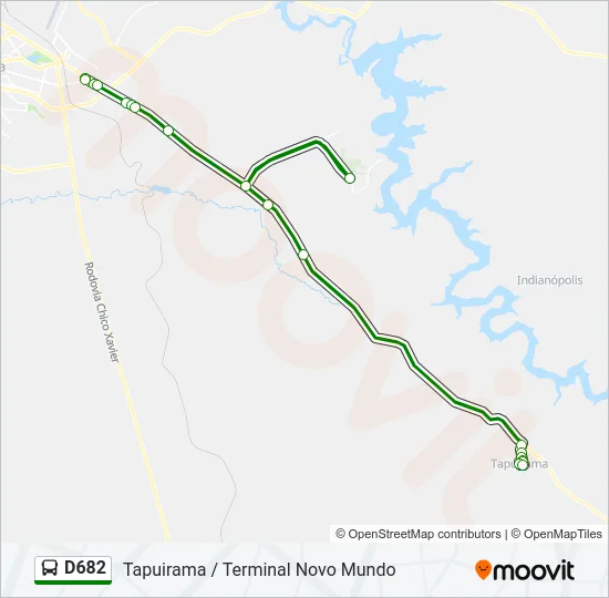 D682 Bus Line Map