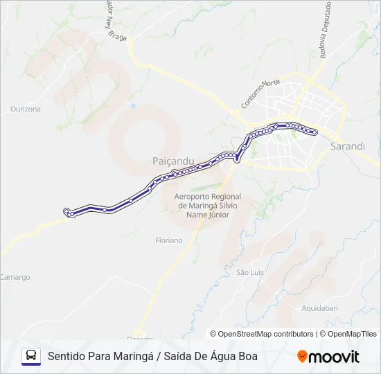 905 DR. CAMARGO Bus Line Map