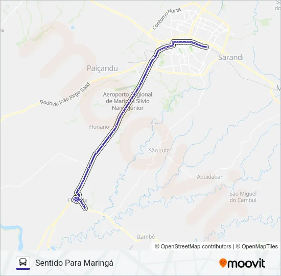 903 FLORESTA Bus Line Map