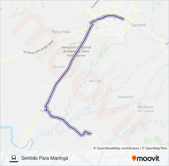 802 ITAMBÉ Bus Line Map