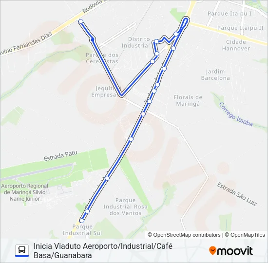 902 PAIÇANDU - TREVO Bus Line Map