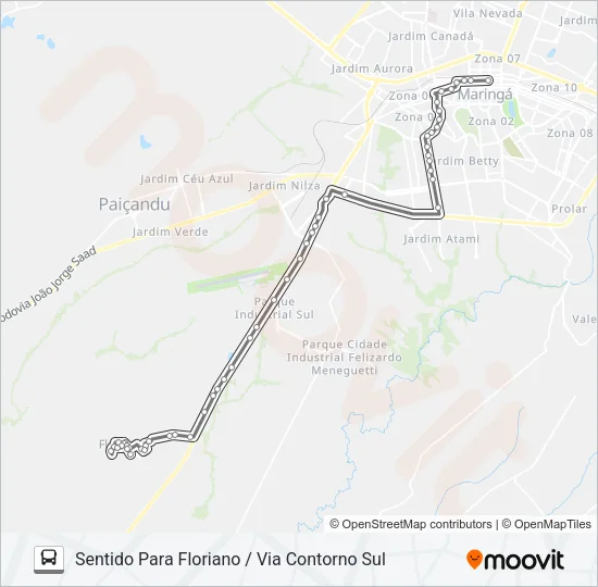 178 FLORIANO Bus Line Map