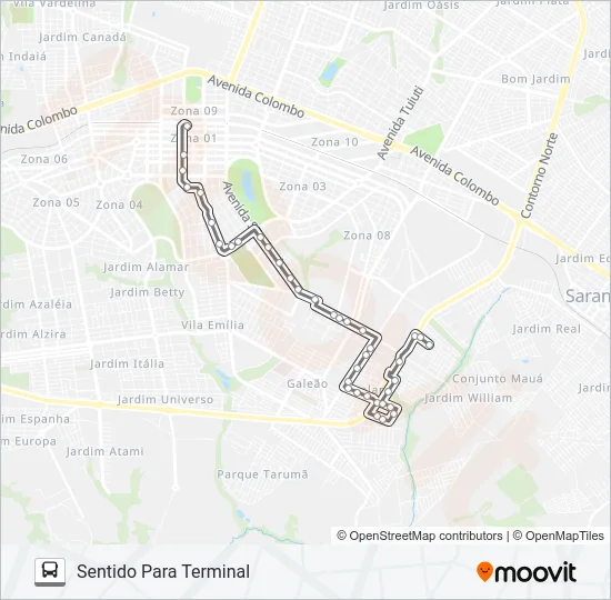 326 CJ. EUROPA Bus Line Map
