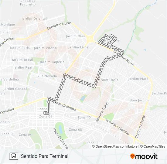 179 JD. ANDRADE Bus Line Map