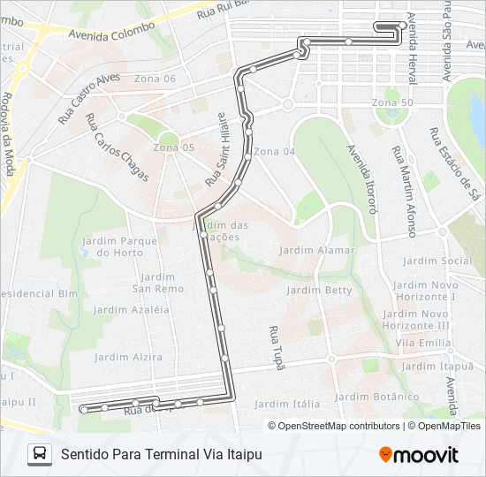 466 CJ. BORBA GATO bus Line Map