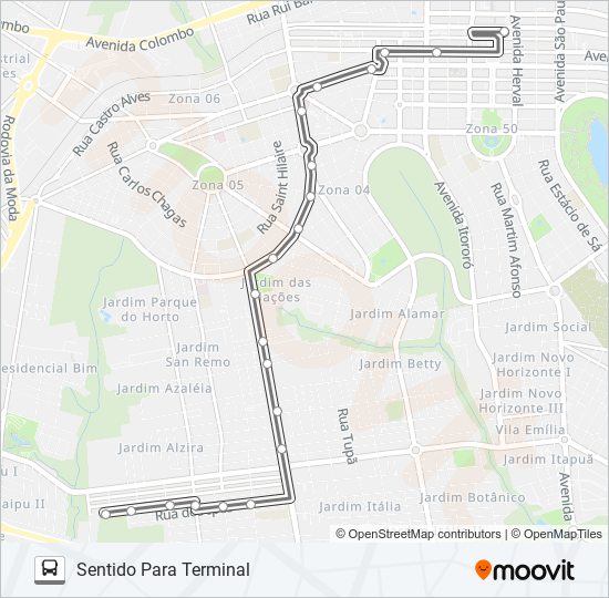 466 CJ. BORBA GATO bus Line Map