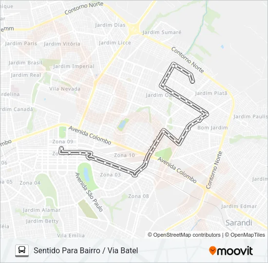 235 JD. CAMPOS ELISEOS Bus Line Map