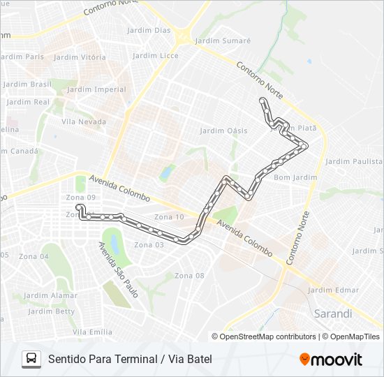 Mapa de 235 JD. CAMPOS ELISEOS de autobús