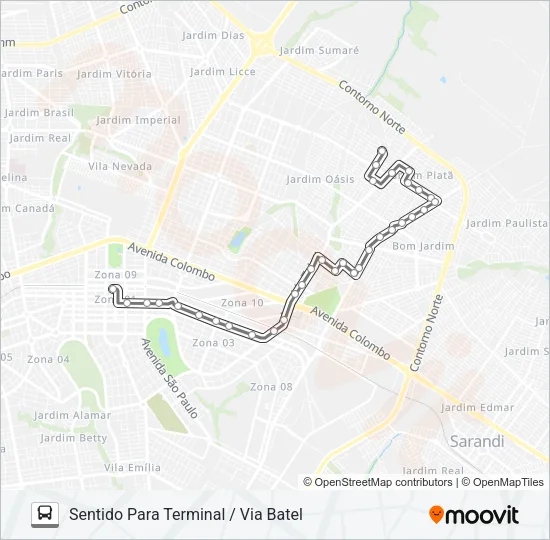 235 JD. CAMPOS ELISEOS Bus Line Map