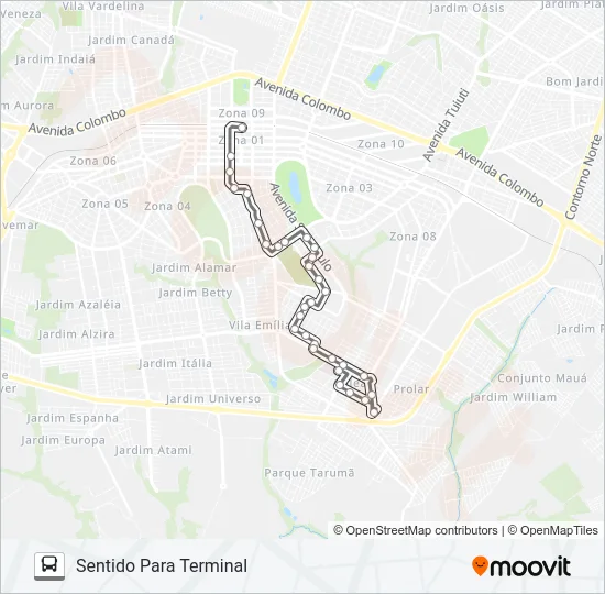 414 HOSPITAL MUNICIPAL Bus Line Map