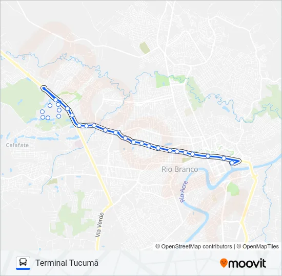 501 UFAC Bus Line Map