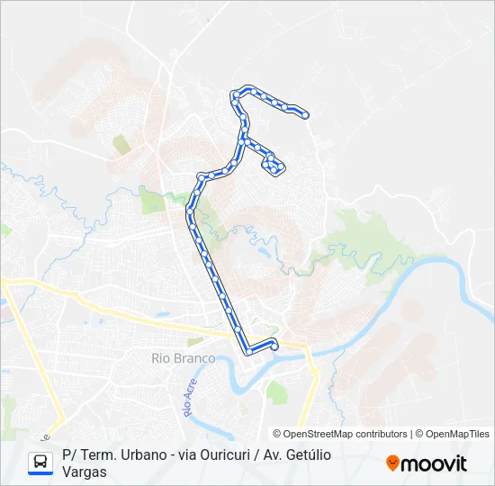 702A APOLÔNIO SALES / MANGUEIRA Bus Line Map