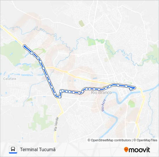 401 FUNDHACRE Bus Line Map