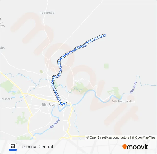 702B APOLÔNIO SALES / APADEQ Bus Line Map
