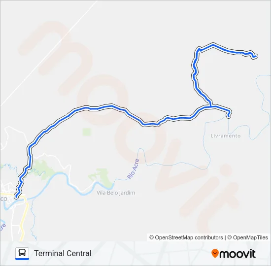 705 QUIXADÁ Bus Line Map