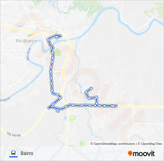 117 BELO JARDIM I Bus Line Map