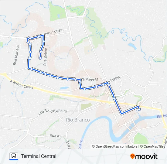 803 MANOEL JULIÃO Bus Line Map