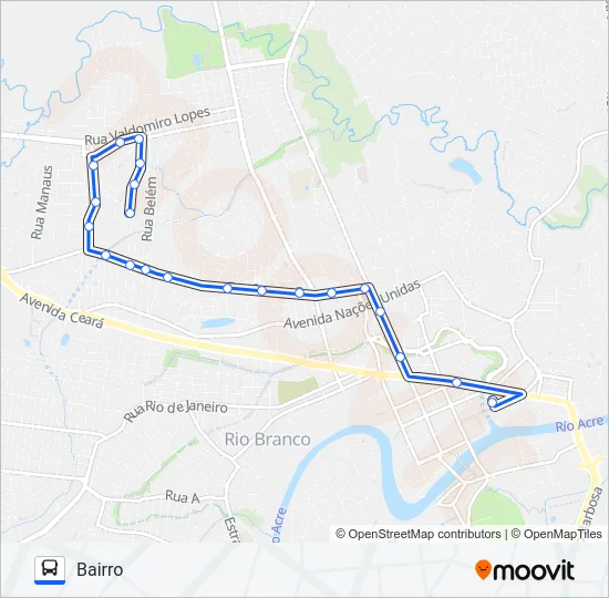803 MANOEL JULIÃO Bus Line Map