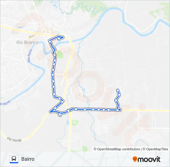 118 BELO JARDIM II Bus Line Map