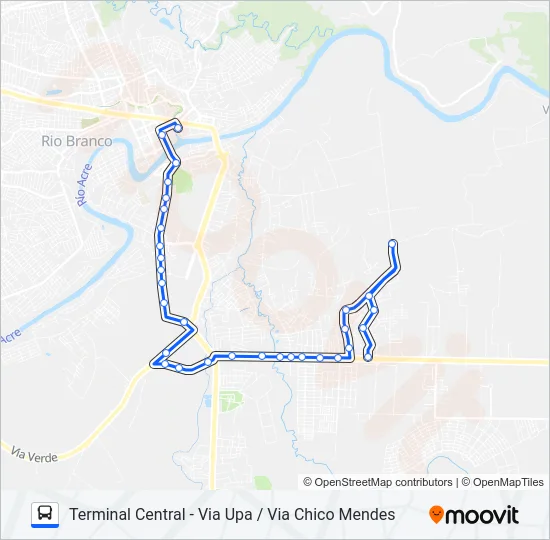 118 BELO JARDIM II Bus Line Map