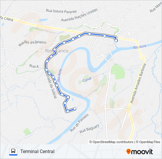 602C AEROPORTO VELHO bus Line Map