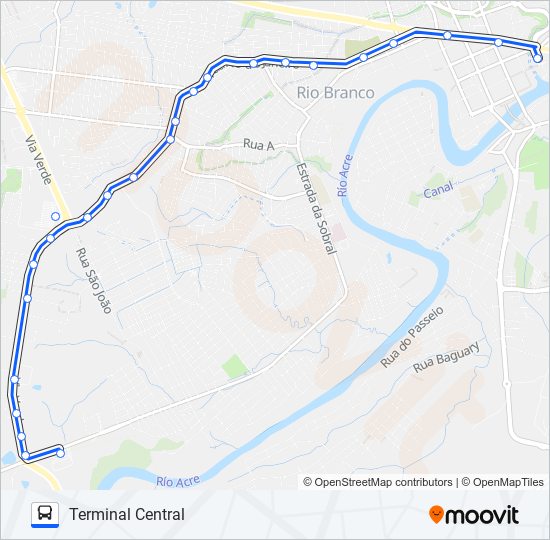 402 FLORESTA/SHOPPING bus Line Map