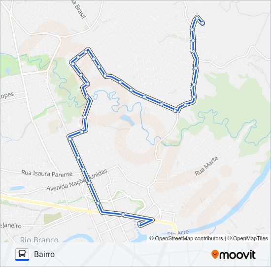 701 SÃO FRANCISCO/PLACAS bus Line Map