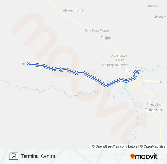 381 TRANSACREANA KM 44/KM 58 Bus Line Map