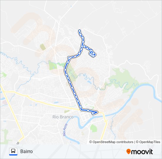 702A APOLÔNIO SALES - MANGUEIRA bus Line Map