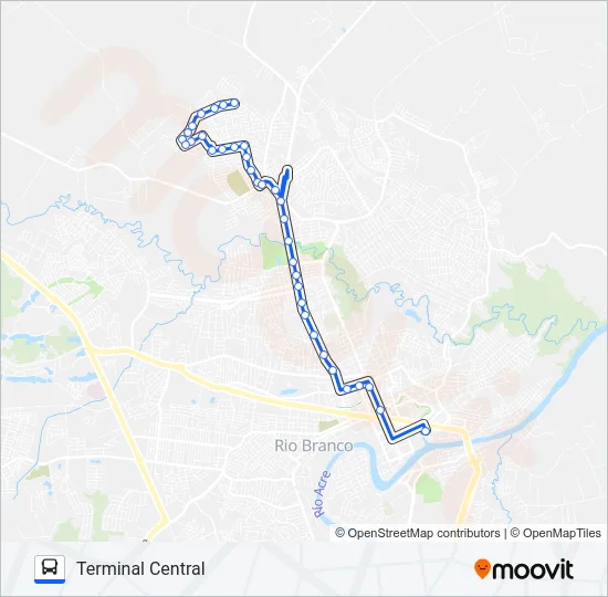 201 TANCREDO NEVES Bus Line Map